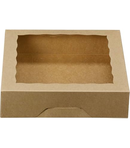Amazon.com: ONE MORE 10inch Natural Kraft Bakery Pie Boxes With